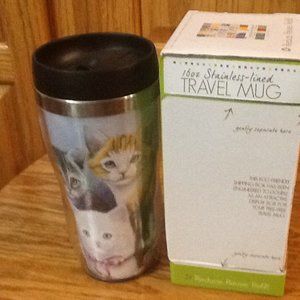 Cat travel mug nib